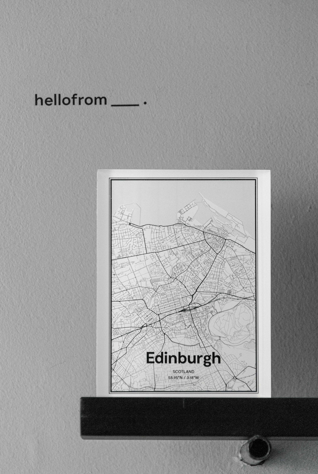 Edinburgh Map|design object