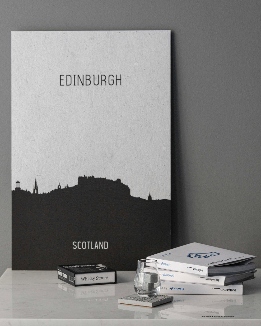 Edinburgh skyline| Aluminum Print