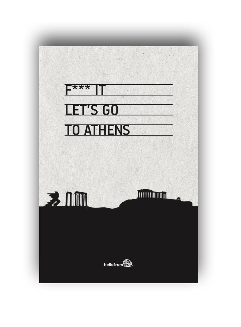 Parthenon forever | art print on aluminium base