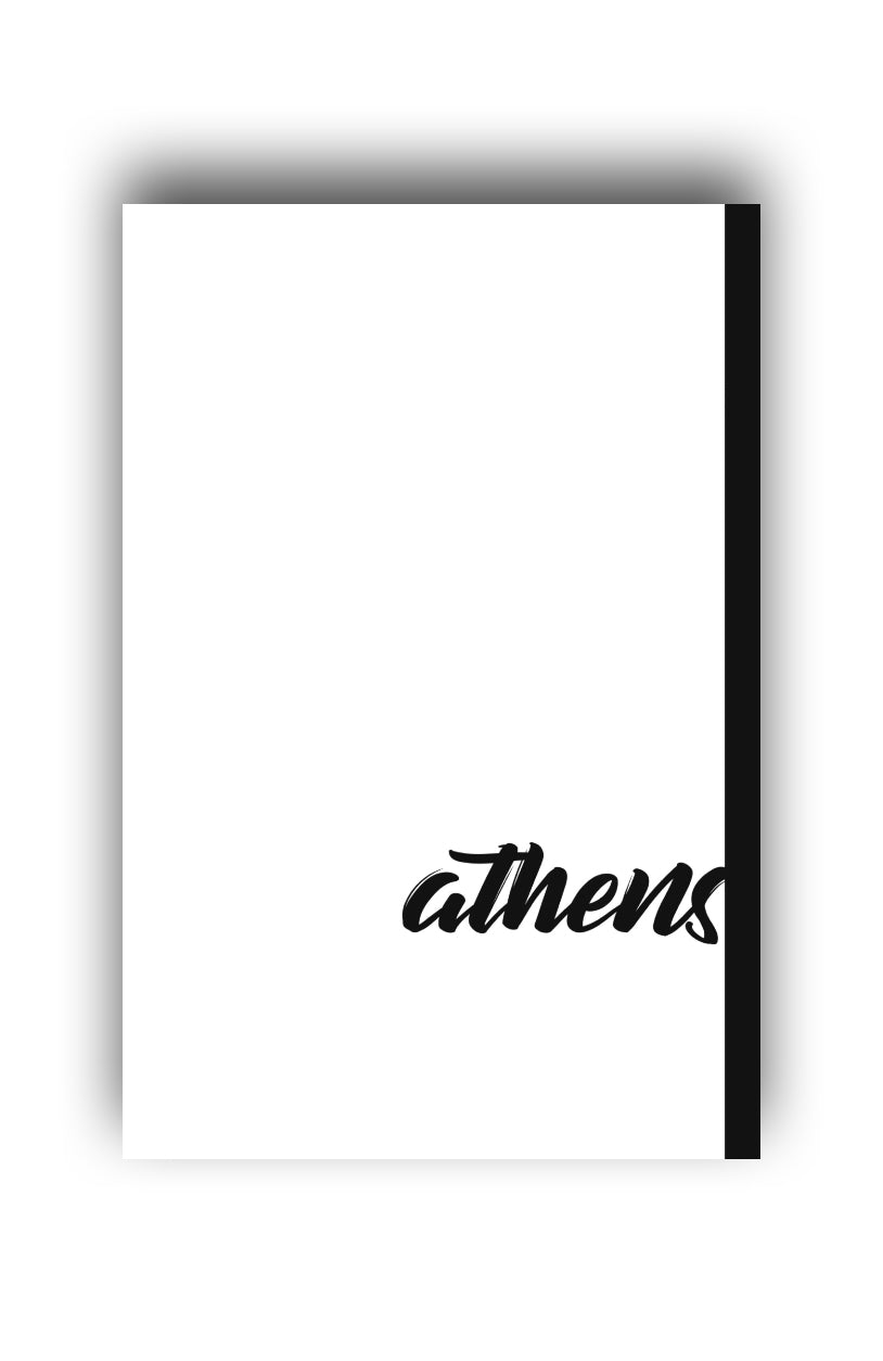 F*** it let's go to Athens | art print on aluminium base