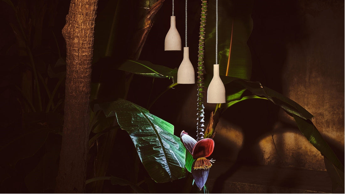 AMPULLA cement pendant lamp - hellofrom.store