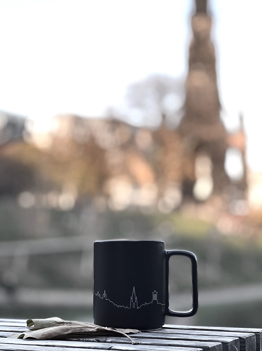 hellofrom Edinburgh skyline ceramic mug